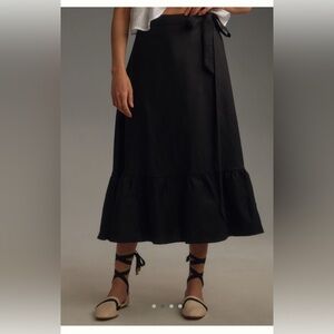 Reformation Julep Linen Midi Skirt